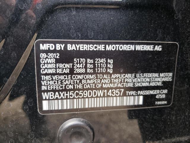 VIN WBAXH5C59DDW14357 2013 BMW 5 Series, 528 XI no.12