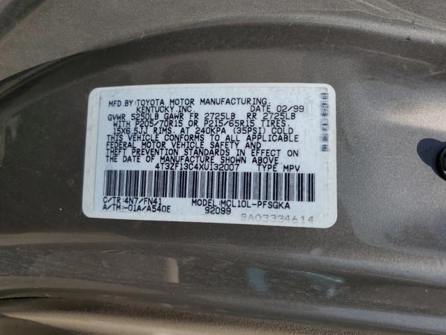 4T3ZF13C4XU132007 1999 Toyota Sienna Le