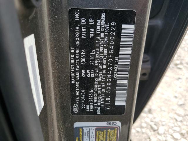 2015 Kia Optima Ex VIN: 5XXGN4A70FG400229 Lot: 58315244