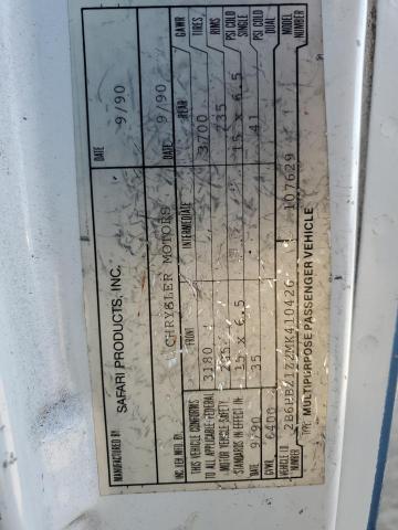 1991 Dodge Ram Van B250 VIN: 2B6HB21Z2MK410426 Lot: 59368274