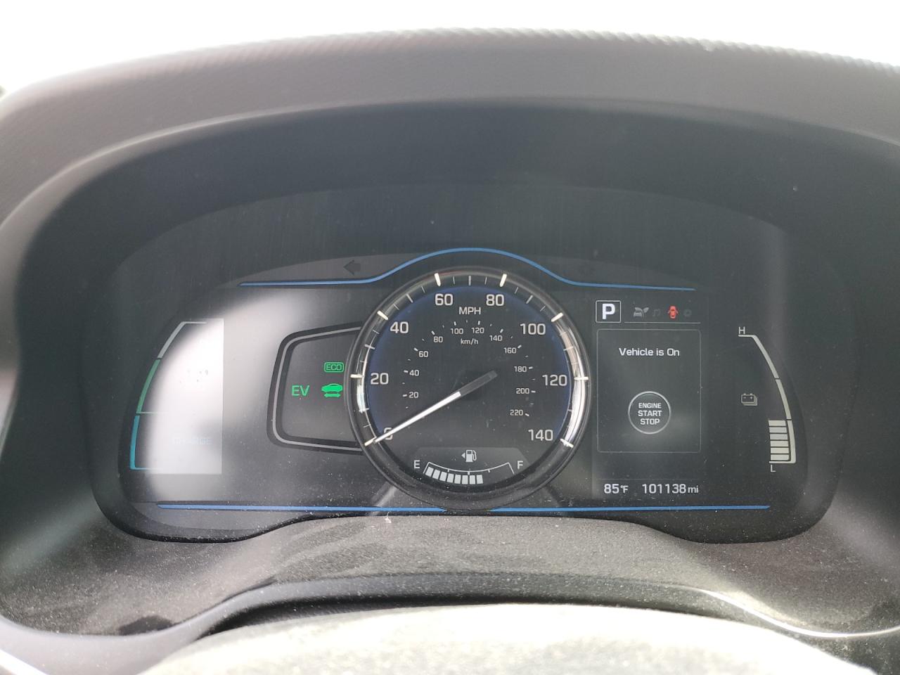 KMHC65LC3KU119165 2019 Hyundai Ioniq Blue