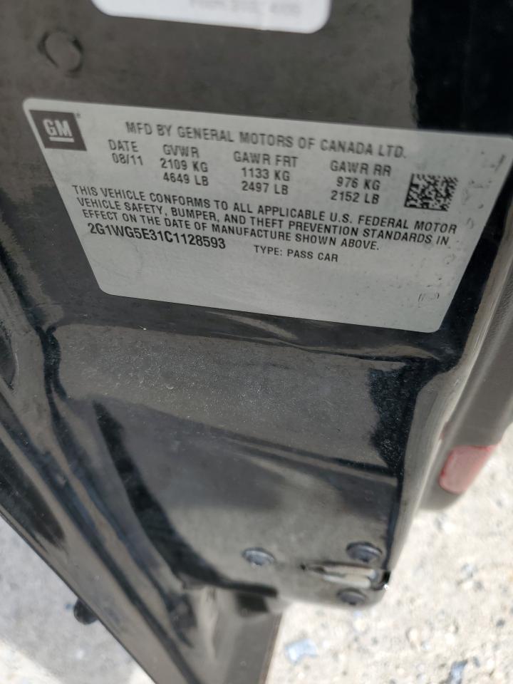 2G1WG5E31C1128593 2012 Chevrolet Impala Lt