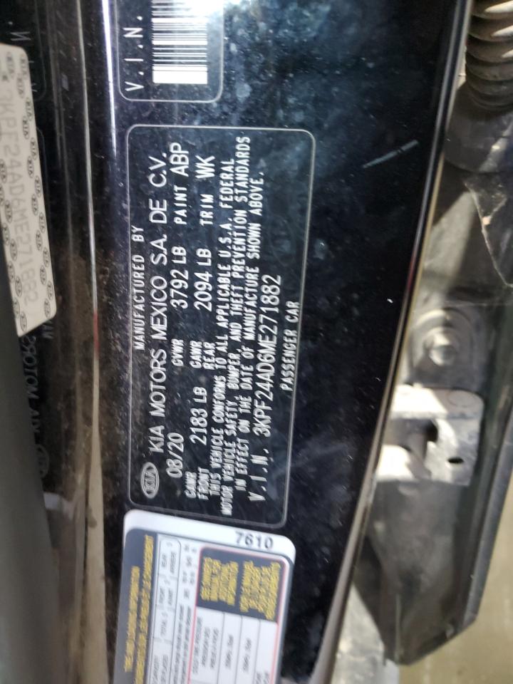 3KPF24AD6ME271882 2021 Kia Forte Fe