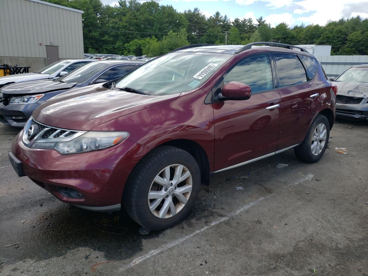 2012 Nissan Murano S vin: JN8AZ1MW6CW209957