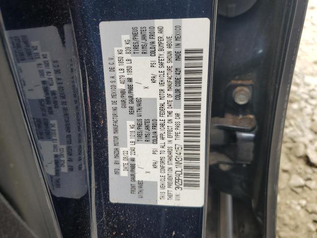 2022 Mazda 3 Premium VIN: 3MZBPADL1NM314157 Lot: 60782144