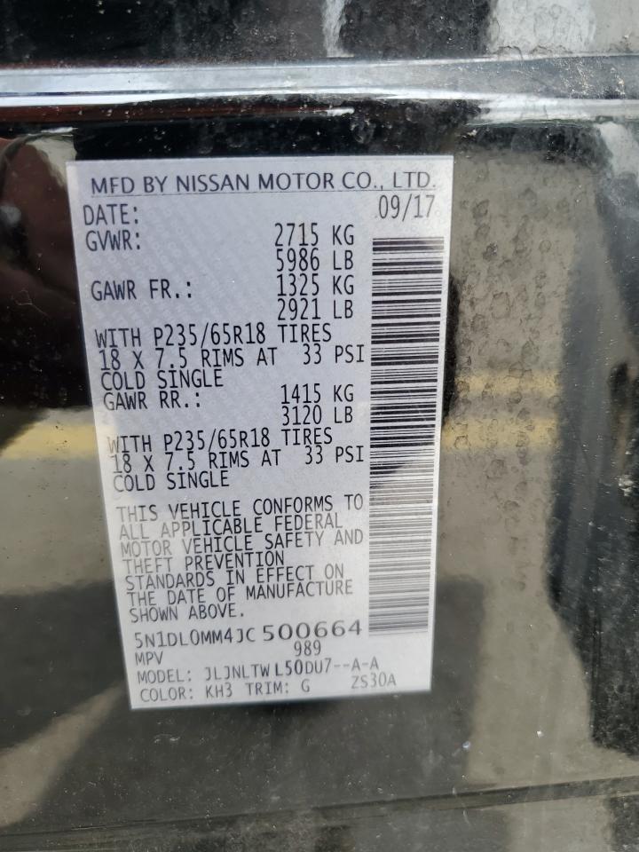 5N1DL0MM4JC500664 2018 Infiniti Qx60