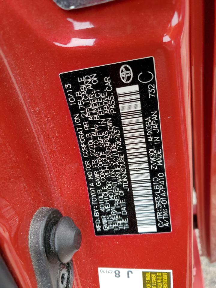 JTDKN3DU8E1740437 2014 Toyota Prius