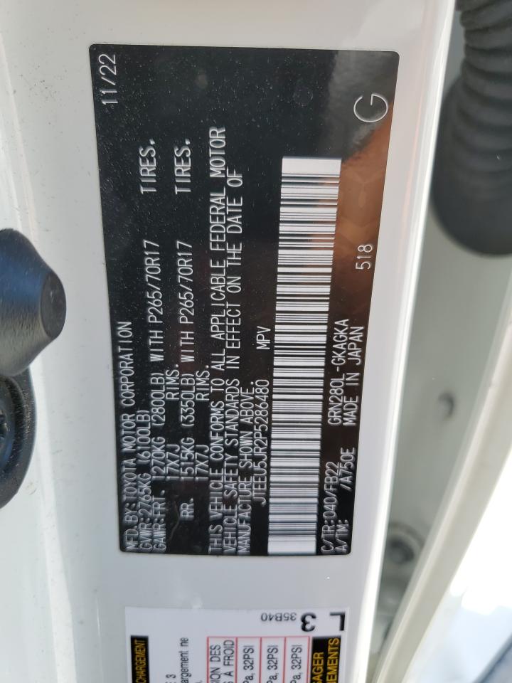 JTEEU5JR2P5286480 2023 Toyota 4Runner Sr5