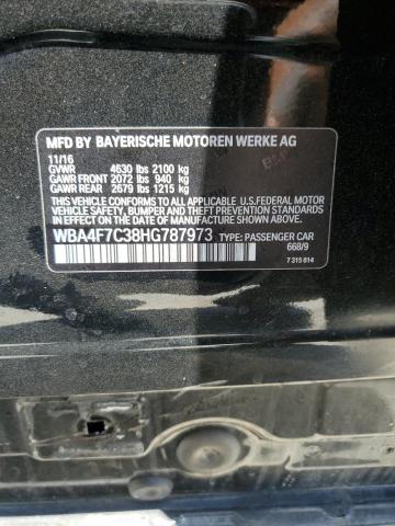 2017 BMW 430I GRAN - WBA4F7C38HG787973