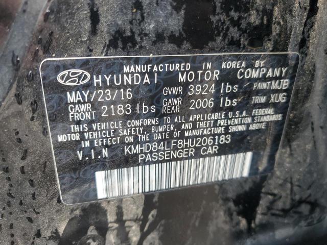 2017 HYUNDAI ELANTRA SE KMHD84LF8HU206183  59802754