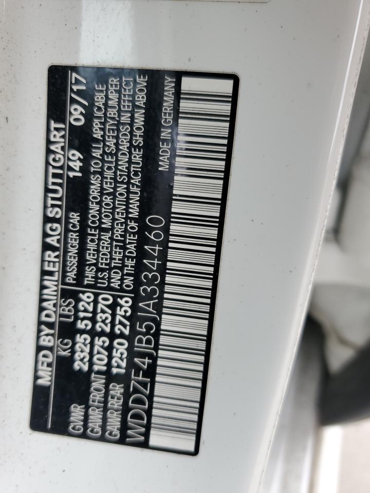 WDDZF4JB5JA334460 2018 Mercedes-Benz E 300