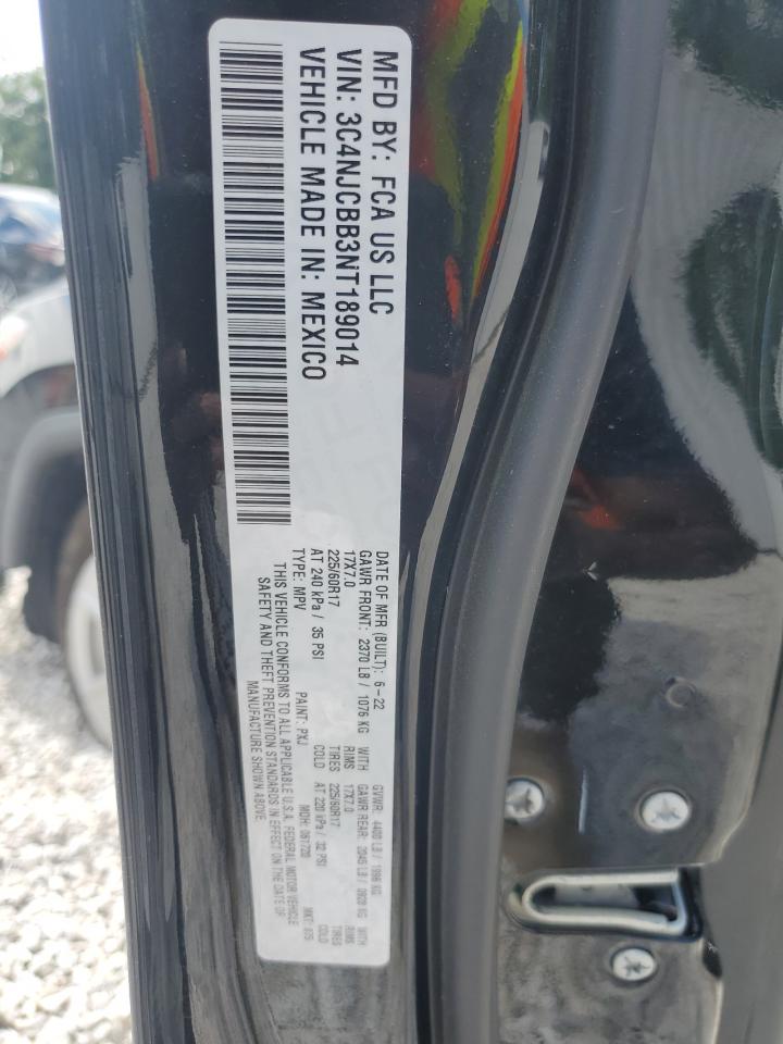 3C4NJCBB3NT189014 2022 Jeep Compass Latitude