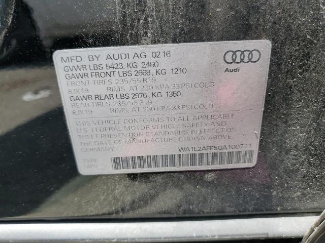 VIN WA1L2AFP5GA100711 2016 Audi Q5, Premium Plus no.13