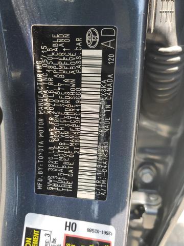 2015 TOYOTA COROLLA L - 2T1BURHE9FC419660