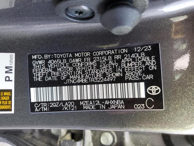 2024 TOYOTA COROLLA XS - JTNC4MBE1R3224497