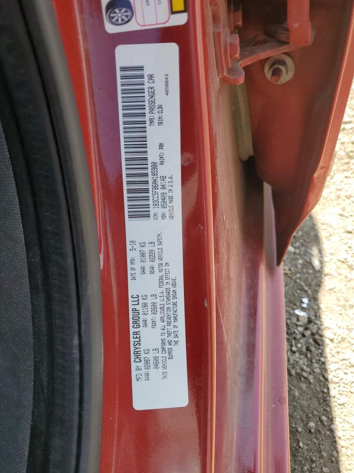 1B3CC5FB6AN185980 2010 Dodge Avenger R/T