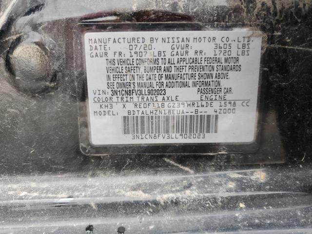 2020 NISSAN VERSA SR - 3N1CN8FV3LL902023