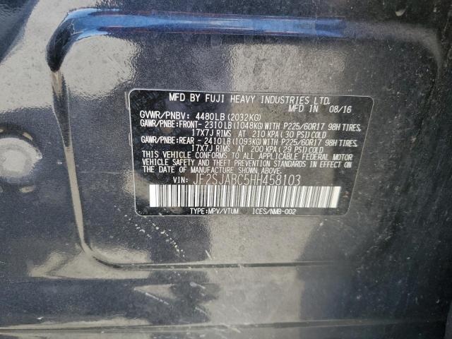 2017 Subaru Forester 2.5I VIN: JF2SJABC5HH458103 Lot: 59533574