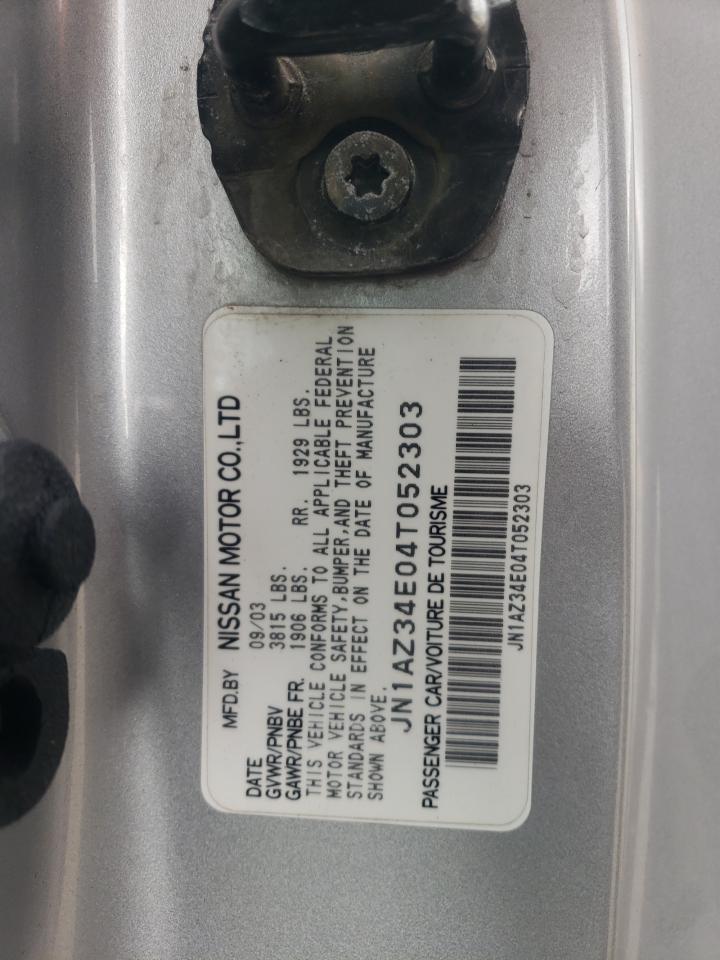 JN1AZ34E04T052303 2004 Nissan 350Z Coupe