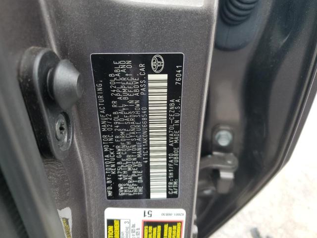 VIN 4T1C11AK0NU668540 2022 Toyota Camry, LE no.12