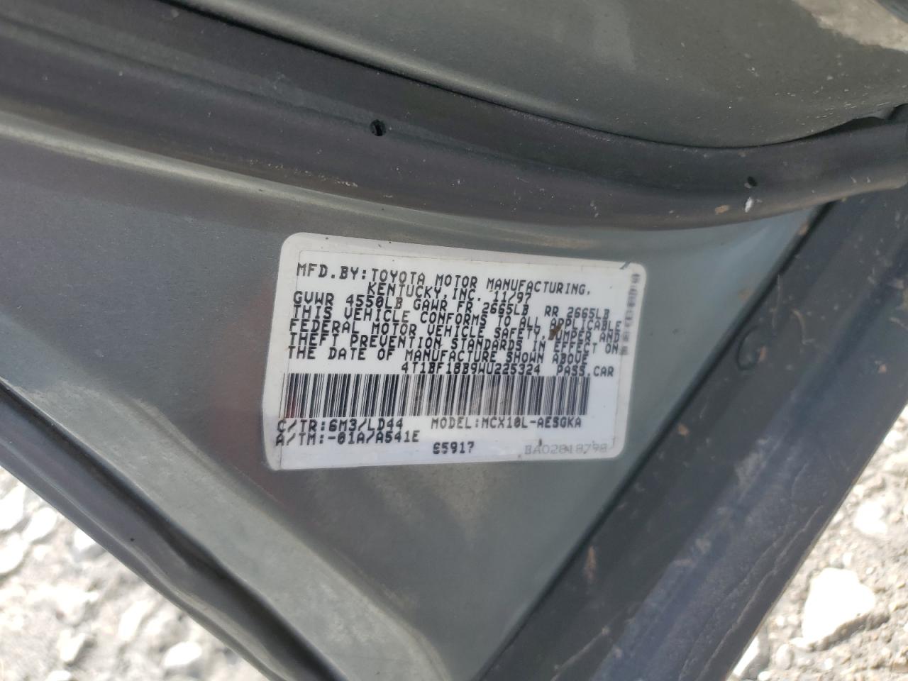 4T1BF18B9WU225324 1998 Toyota Avalon Xl