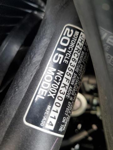 2015 HONDA NC700X JH2RC6355FK300114