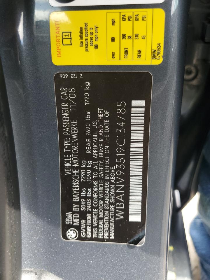 WBANV93519C134785 2009 BMW 535 Xi