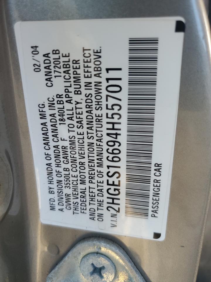 2HGES16694H557011 2004 Honda Civic Lx