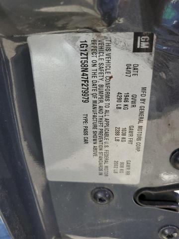 2007 Chevrolet Malibu Lt VIN: 1G1ZT58N47F279979 Lot: 60171454