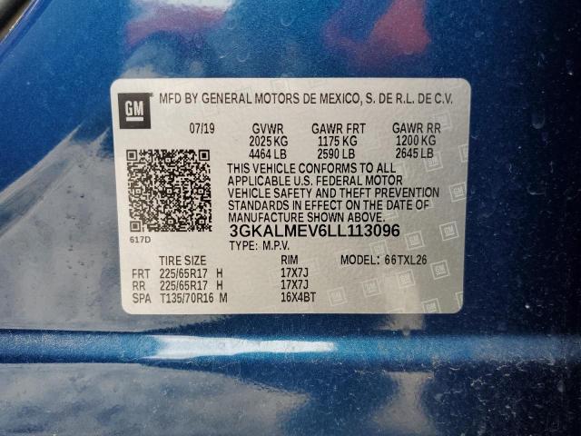 2020 GMC Terrain Sle VIN: 3GKALMEV6LL113096 Lot: 57822324