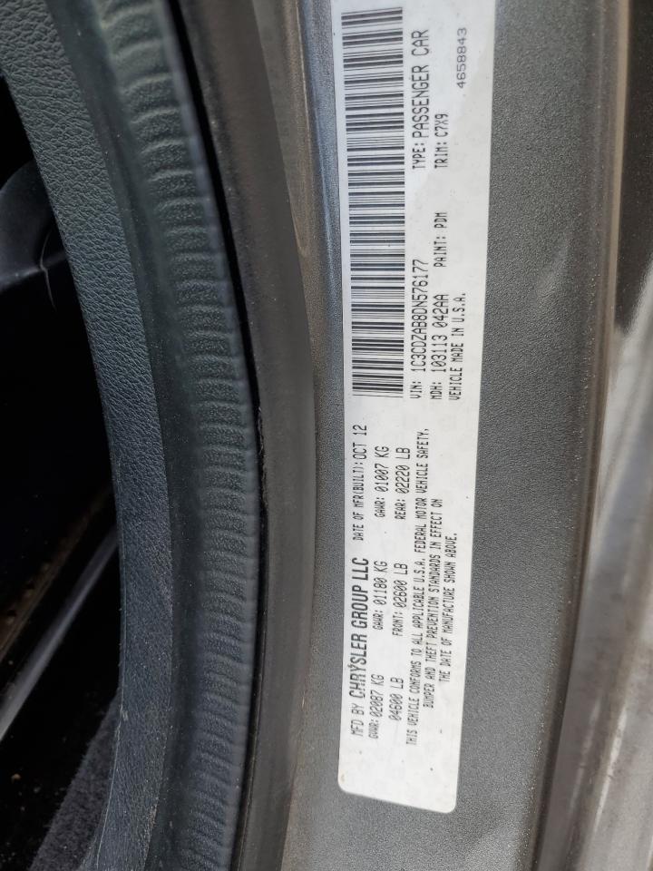 1C3CDZAB8DN576177 2013 Dodge Avenger Se