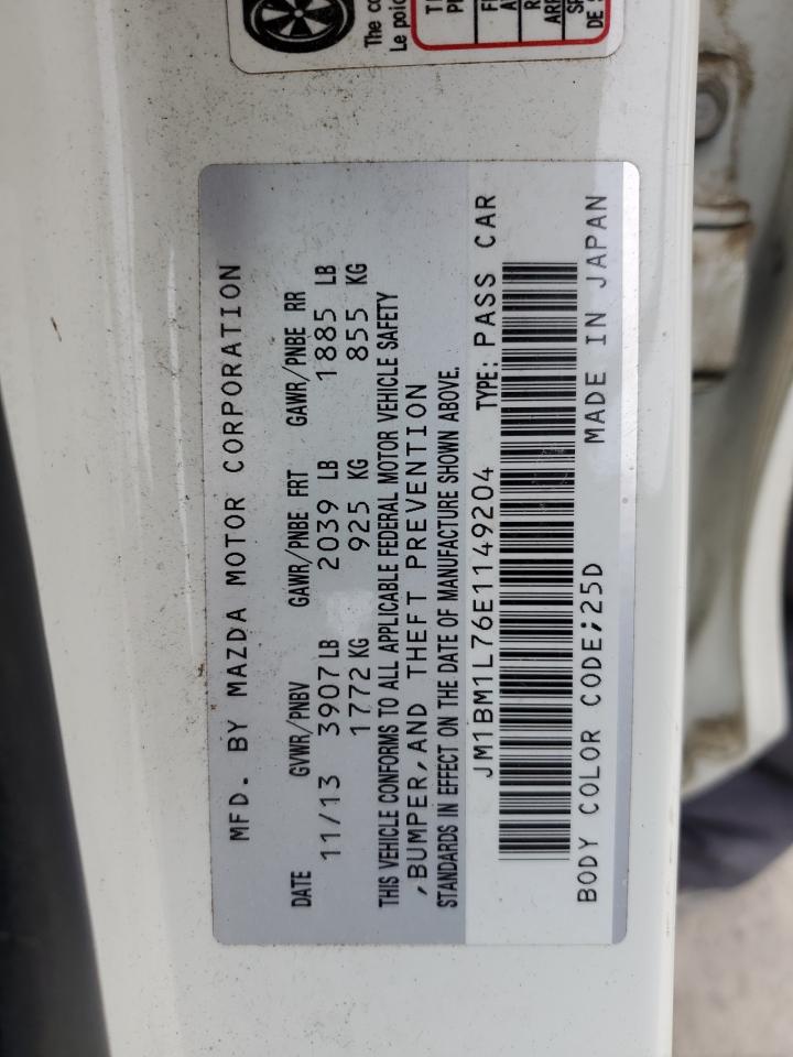 JM1BM1L76E1149204 2014 Mazda 3 Touring