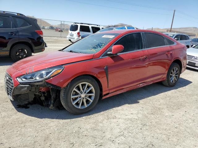 HYUNDAI SONATA SE 2019 red  gas 5NPE24AF3KH751528 photo #1