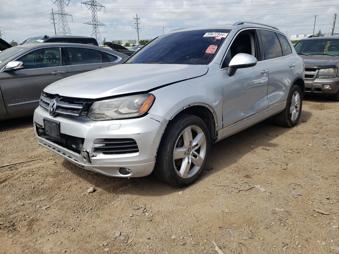 2012 Volkswagen Touareg V6 vin: WVGEF9BP9CD009937