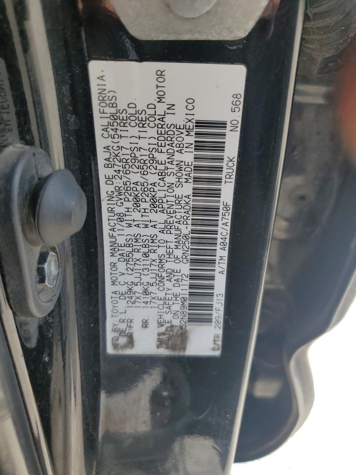 3TMMU52N89M011172 2009 Toyota Tacoma Double Cab Long Bed