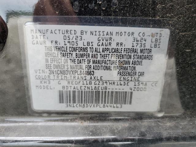 3N1CN8DVXPL844663 Nissan Versa S 12