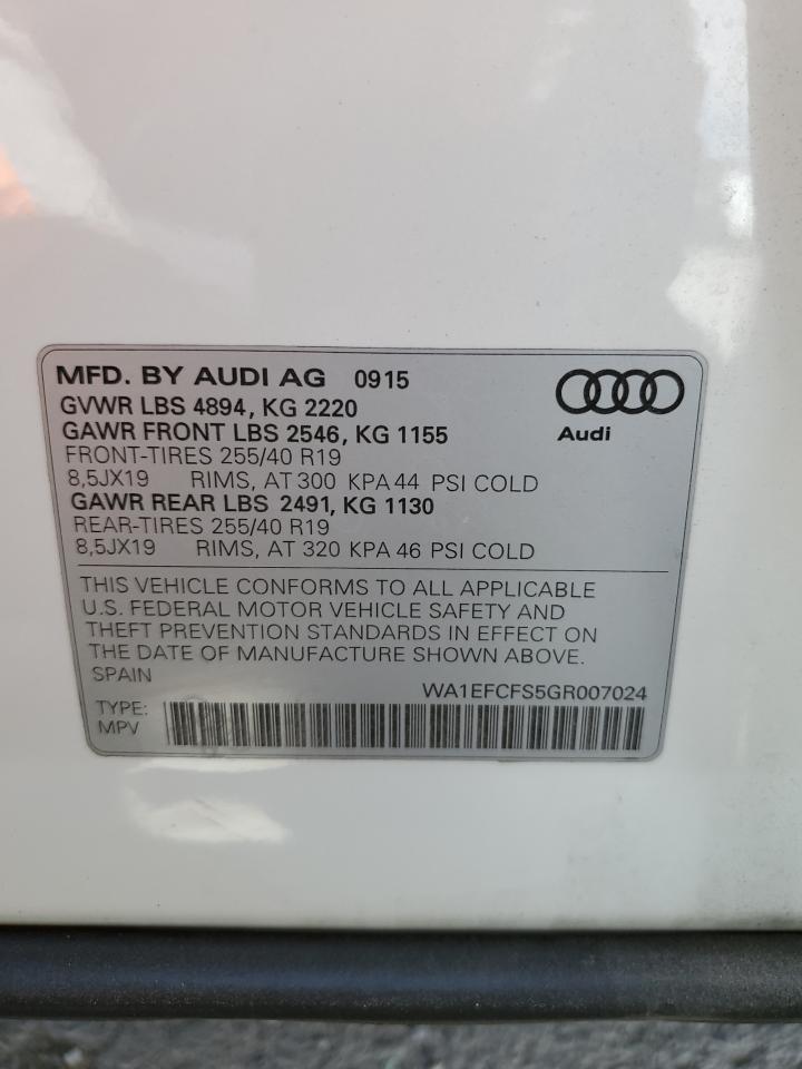 WA1EFCFS5GR007024 2016 Audi Q3 Premium Plus