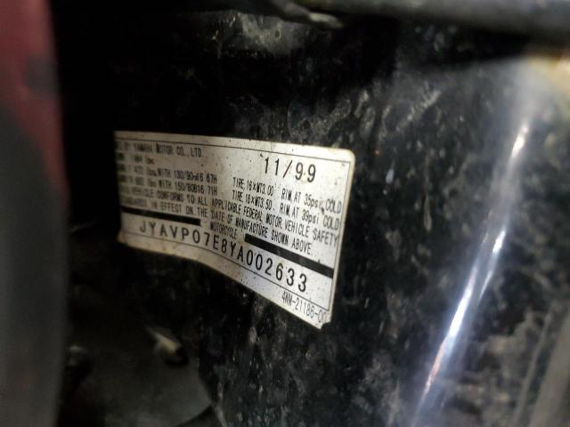 2000 YAMAHA XV1600 ATL JYAVP07E8YA002633