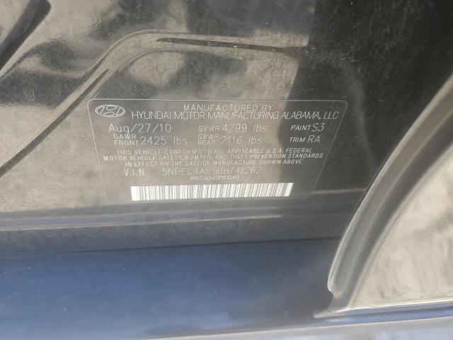 2011 Hyundai Sonata Se VIN: 5NPEC4AC5BH141262 Lot: 60170274