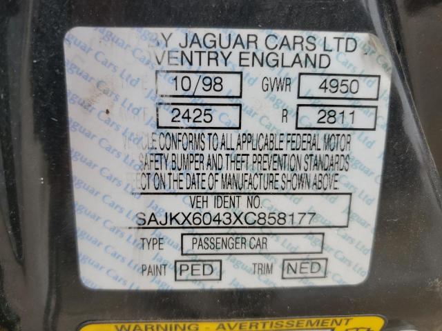 1999 Jaguar Vandenplas VIN: SAJKX6043XC858177 Lot: 57536294