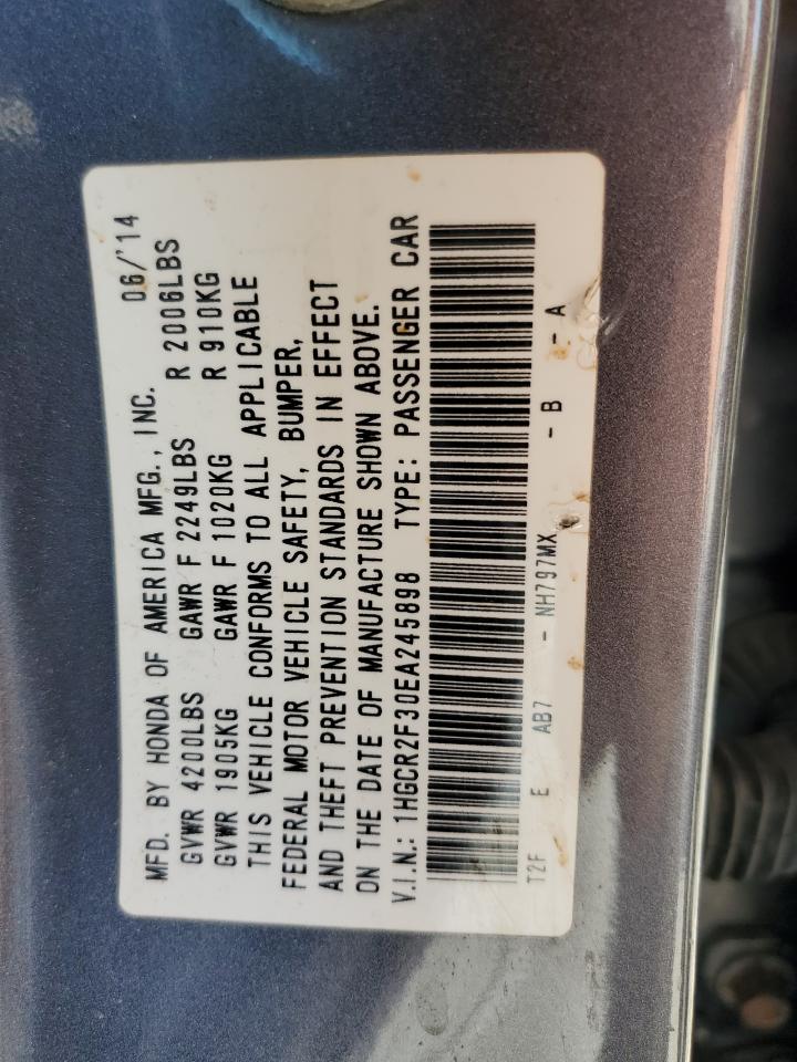 1HGCR2F30EA245898 2014 Honda Accord Lx