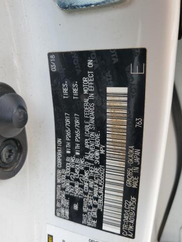 2018 Toyota 4Runner Sr5/Sr5 Premium VIN: JTEBU5JR4J5565021 Lot: 59345344