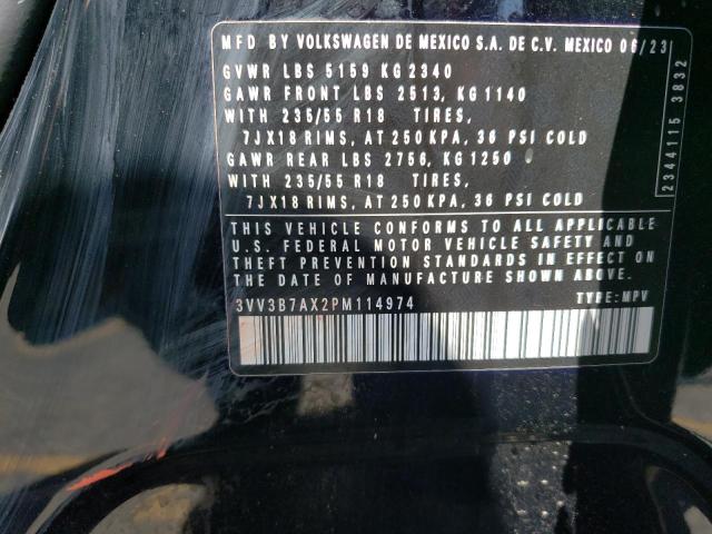 2023 VOLKSWAGEN TIGUAN SE - 3VV3B7AX2PM114974