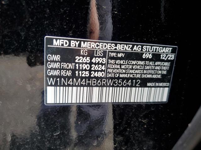 2024 Mercedes-Benz Glb 250 4Matic VIN: W1N4M4HB6RW356412 Lot: 59719434