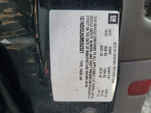 2002 Chevrolet Malibu VIN: 1G1ND52J92M562321 Lot: 59999904