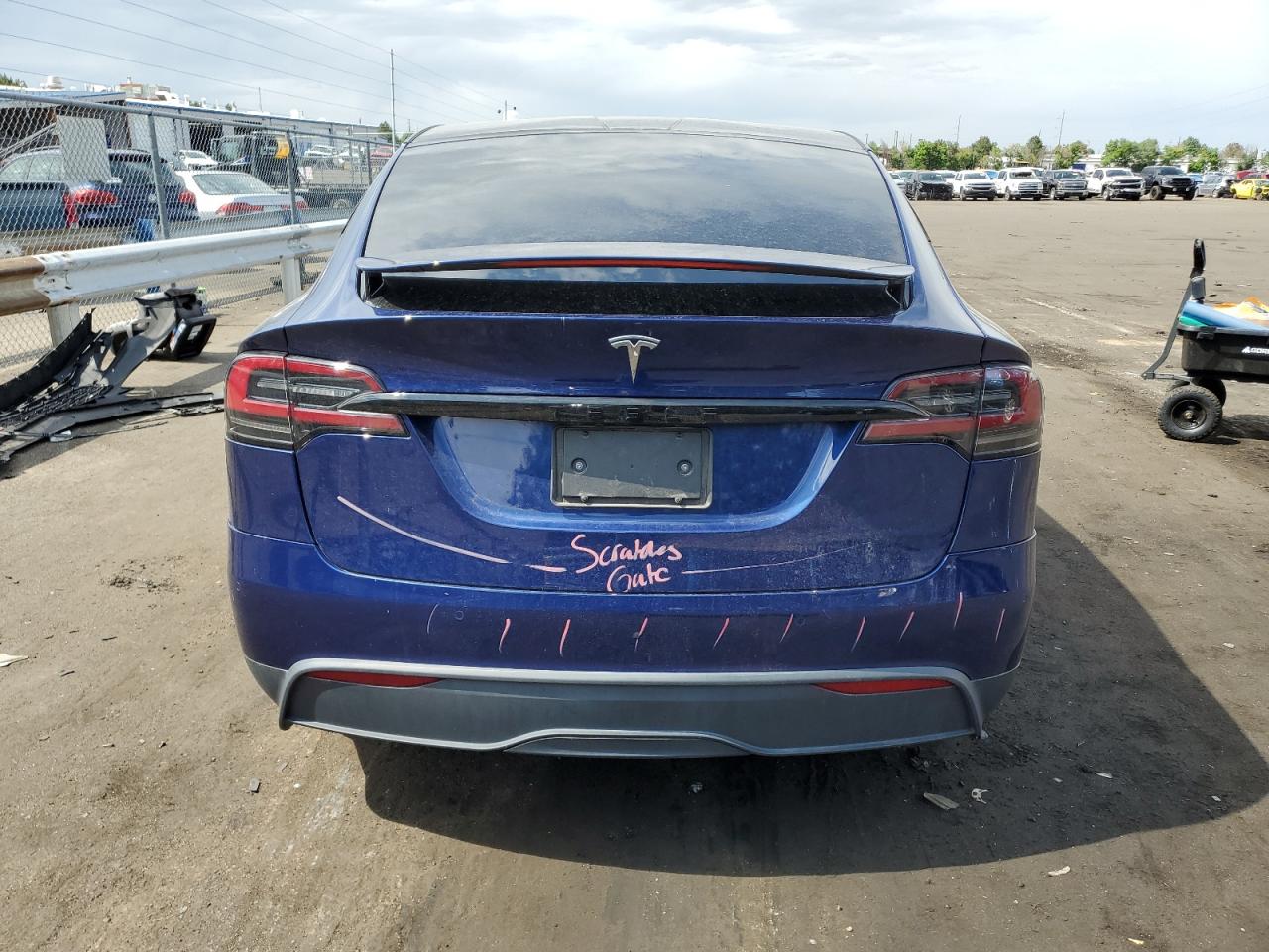 2022 Tesla Model X vin: 7SAXCBE53NF360929