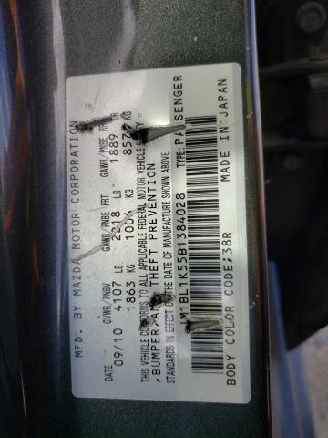 2011 Mazda 3 S VIN: JM1BL1K55B1384028 Lot: 59436914