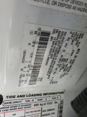 2007 Ford Expedition El Eddie Bauer VIN: 1FMFK18507LA80303 Lot: 59374404