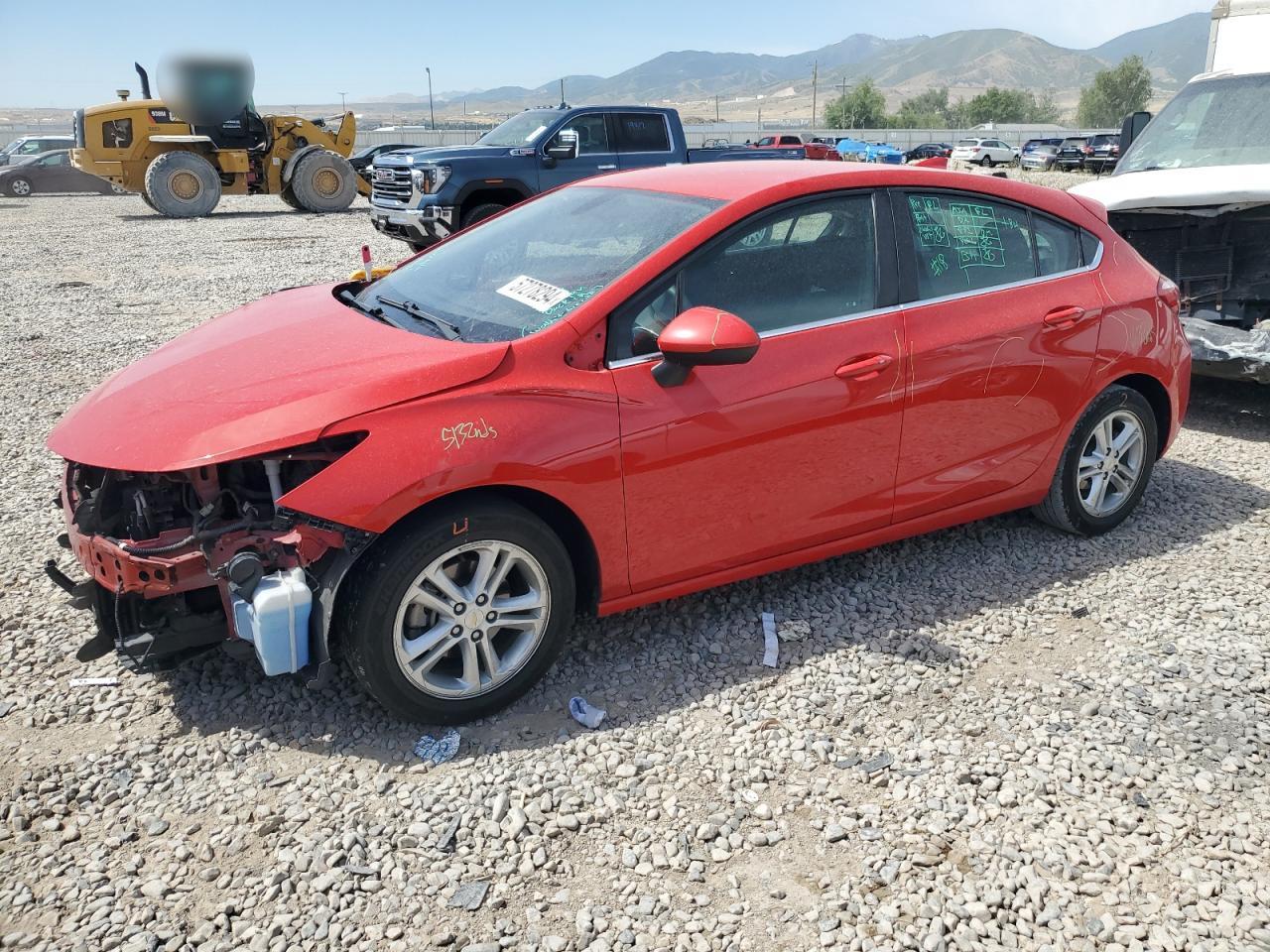 2017 Chevrolet Cruze Lt vin: 3G1BE6SM4HS589032