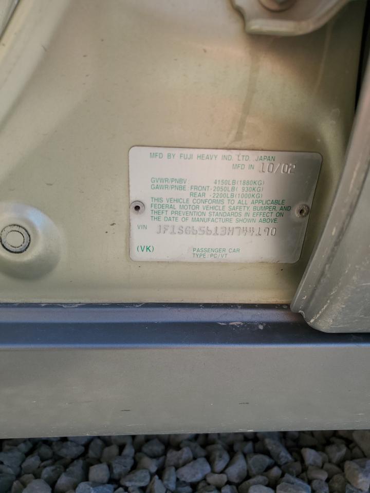 JF1SG65613H744190 2003 Subaru Forester 2.5Xs